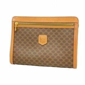 Celine clutch bag in brown Macadam for men